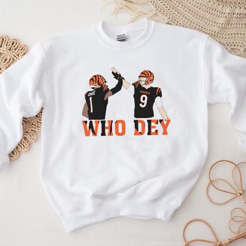 Joe Burrow and JaMarr Chase Sweatshirt Joe Burrow Bengals Shirt Joe Shiesty